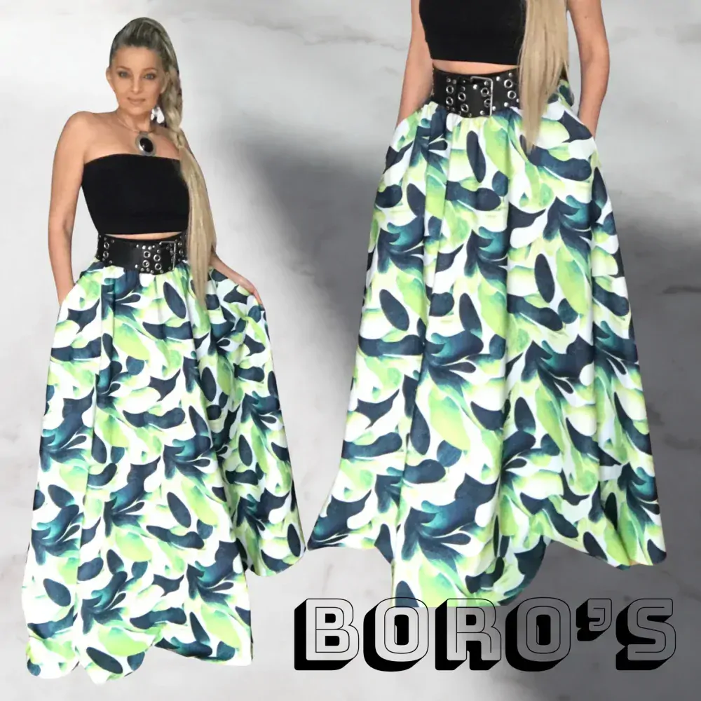 letní dlouhá sukně BOROS SK-L-WG001